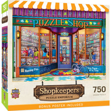 Load image into Gallery viewer, Shopkeepers - Puzzle Emporium 750 Piece Puzzle by Master Pieces
