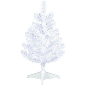 Miniature Keepsake Ornament White Christmas Tree, 18"