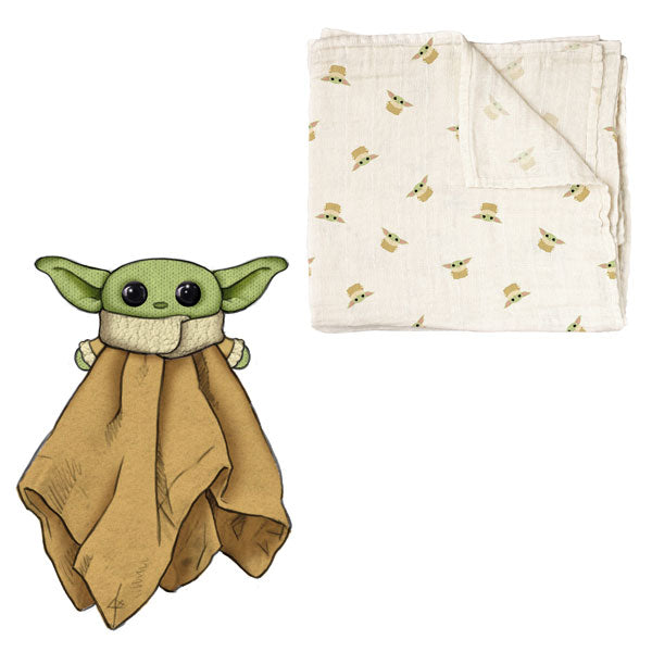 Star Wars: The Mandalorian™ Grogu™ Lovey and Swaddle Gift Set