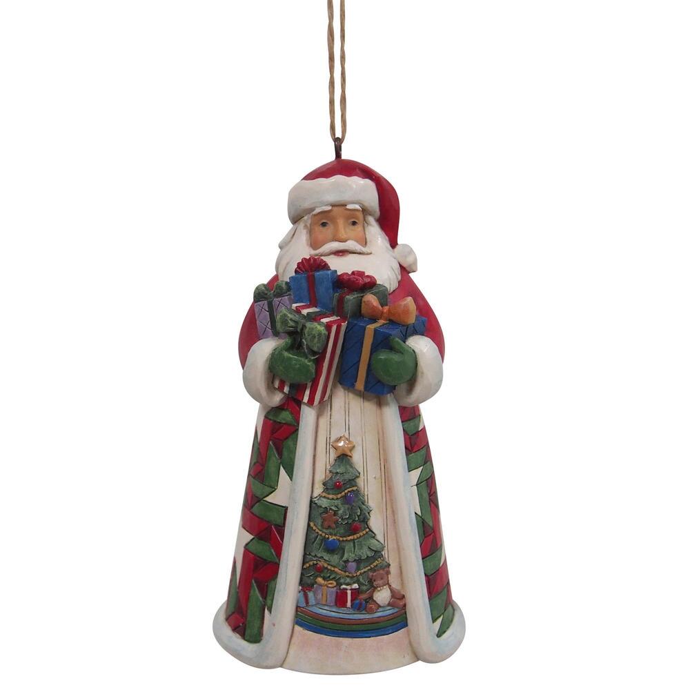 Santa/Arms Full of Gifts Ornament - Jim Shore