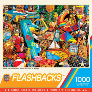 Beach Time Flea Market - 1000 Piece Puzzle by Master Pieces