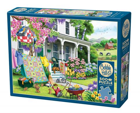 Spring Cleaning - 500 Piece Puzzle by Cobble Hill