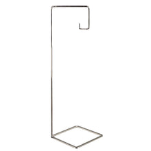 Load image into Gallery viewer, Geometric Silver-Tone Metal Ornament Display Stand
