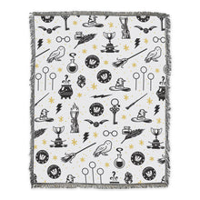 Load image into Gallery viewer, Harry Potter™ Wizarding World™ Icons Knit Throw Blanket, 50x68
