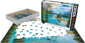 Maligne Lake, Alberta - 1000 Piece Puzzle by EuroGraphics - Hallmark Timmins