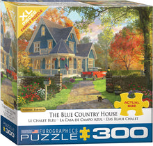 Load image into Gallery viewer, The Blue Country House - 300 Piece Puzzle by EuroGraphics
