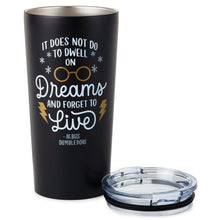 Load image into Gallery viewer, Harry Potter™ Dumbledore™ Quote Stainless Steel Tumbler, 20 oz.
