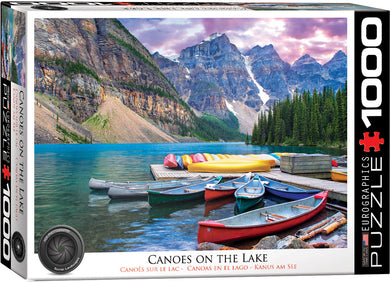 Canoes on the Lake - 1000 Piece Puzzle by EuroGraphics - Hallmark Timmins