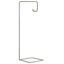 Load image into Gallery viewer, Geometric Silver-Tone Metal Ornament Display Stand
