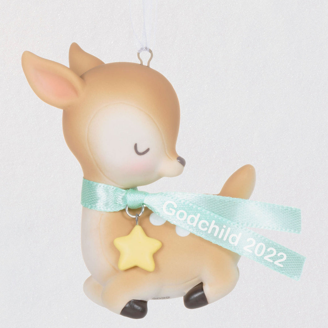 Godchild Deer 2022 Porcelain Ornament