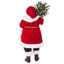 Load image into Gallery viewer, Santa Claus With Christmas Tree Figurine, 22&quot;
