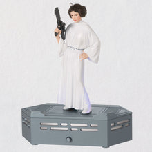 Load image into Gallery viewer, Star Wars: A New Hope™ Collection Princess Leia Organa™ Ornament With Light and Sound
