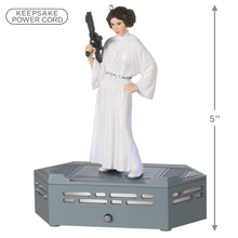 Load image into Gallery viewer, Star Wars: A New Hope™ Collection Princess Leia Organa™ Ornament With Light and Sound
