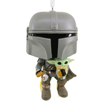 Load image into Gallery viewer, Star Wars The Mandalorian™ With Grogu™ Funko POP!® Hallmark Ornament
