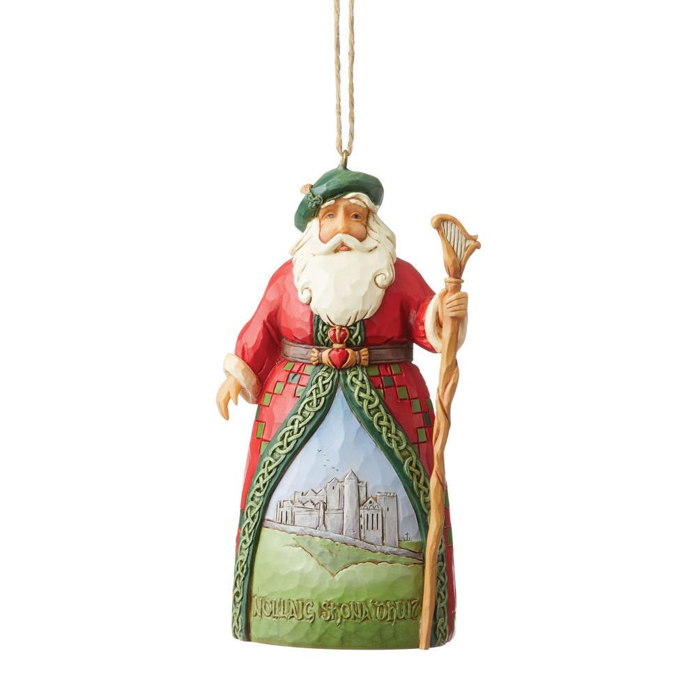 Irish Santa Ornament