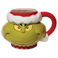 Load image into Gallery viewer, Santa Grinch Sculpted Mug
