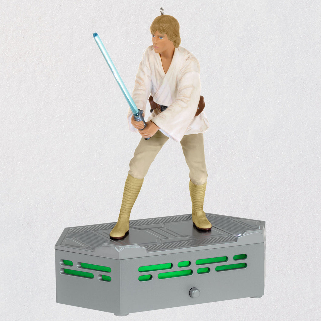 Star Wars: A New Hope™ Collection Luke Skywalker™ Ornament With Light and Sound