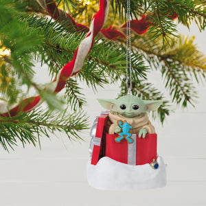 Star Wars: The Mandalorian™ Grogu™ Greetings Ornament With Sound and Motion