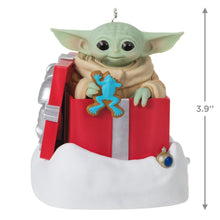 Load image into Gallery viewer, Star Wars: The Mandalorian™ Grogu™ Greetings Ornament With Sound and Motion
