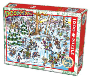 Hockey Town - 1000 Piece Puzzle by Cobble Hill